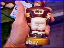 1960s Cleveland Browns Football Player Bobber Bobble Head Vintage Toy Doll Japan