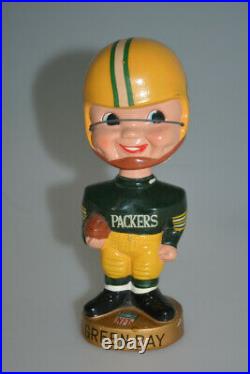1960s Green Bay Packers Vintage Bobblehead Rare Dark Green Jersey NFL Football