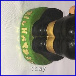 1960s JAPAN Steelers / Army FOOTBALL PLAYER PAPER MACHE SPORT BOBBLE HEAD NODDER