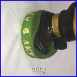 1960s JAPAN Steelers / Army FOOTBALL PLAYER PAPER MACHE SPORT BOBBLE HEAD NODDER