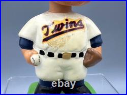 1960s MINNESOTA TWINS Baseball NODDER Bobblehead Vintage Green Base Japan