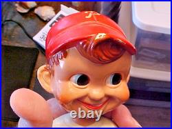 1960s Philadelphia Phillies Baseball Bobber Bobble Head Vintage Toy Doll Japan 1960s Philadelphia Phillies Baseball Bobber Bobble Head Vintage Toy Doll Japan