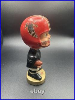 1960s Vintage Atlanta Falcons Bobblehead Nodder Gold Base. See All Pics