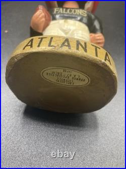 1960s Vintage Atlanta Falcons Bobblehead Nodder Gold Base. See All Pics