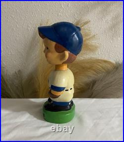 1960s Vintage Baseball Bobblehead Nodder Los Angeles Dodgers Green Base Rare