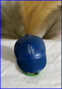 1960s Vintage Baseball Bobblehead Nodder Los Angeles Dodgers Green Base Rare