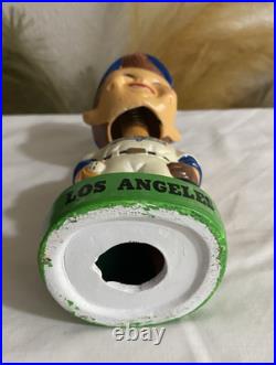 1960s Vintage Baseball Bobblehead Nodder Los Angeles Dodgers Green Base Rare 1960s Vintage Baseball Bobblehead Nodder Los Angeles Dodgers Green Base Rare