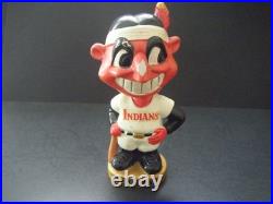 1960s Vintage Cleveland Indians Paper Mache Nodder