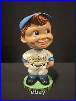 1960s Vintage Dodgers green base nodder