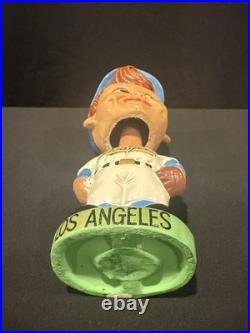 1960s Vintage Dodgers green base nodder