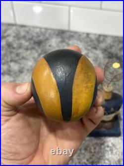 1960s Vintage LA Rams Bobble Head Nodder NFL Mascot Black Base Rare HTF