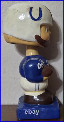 1960s Vintage NFL Square Base BobbleHead Nodder Baltimore Colts Made in Japan