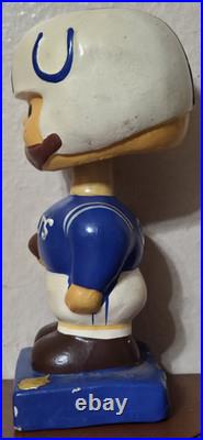 1960s Vintage NFL Square Base BobbleHead Nodder Baltimore Colts Made in Japan