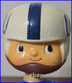 1960s Vintage NFL Square Base BobbleHead Nodder Baltimore Colts Made in Japan