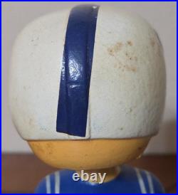 1960s Vintage NFL Square Base BobbleHead Nodder Baltimore Colts Made in Japan
