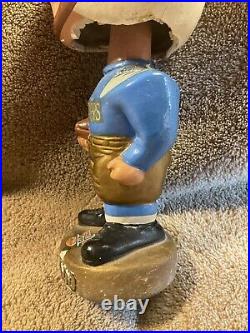 1960s Vintage San Diego Chargers Bobblehead Gold Base Japan Nodder