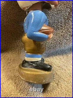1960s Vintage San Diego Chargers Bobblehead Gold Base Japan Nodder