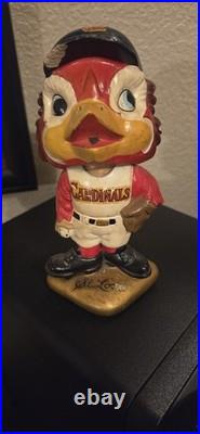1960s Vintage Sports Bobble Heads Lot- Cardinals, Sox, Giants, Lions, Cubs