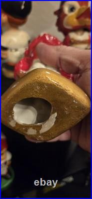 1960s Vintage Sports Bobble Heads Lot- Cardinals, Sox, Giants, Lions, Cubs