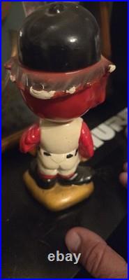 1960s Vintage Sports Bobble Heads Lot- Cardinals, Sox, Giants, Lions, Cubs