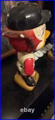 1960s Vintage Sports Bobble Heads Lot- Cardinals, Sox, Giants, Lions, Cubs