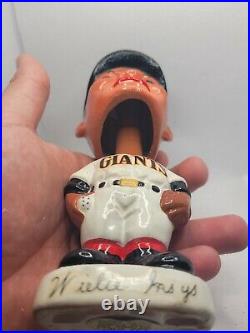1960s vintage Willie Mays SF Giants Bobbing head Bobblehead Nodder Doll Japan