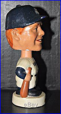 1961 1963 Vintage Mini Mickey Mantle Dashboard Nodder Bobblehead Doll