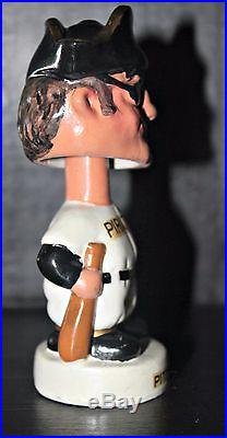 1961 1963 Vintage Mini Pittsburgh Pirates Dashboard Nodder Bobblehead Doll