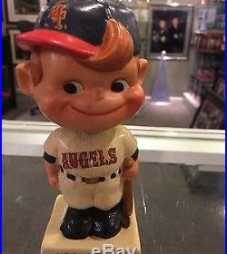 1961-63 Los Angeles Angels Rare Vintage Bobble Bobbing Head Doll Ex Japan