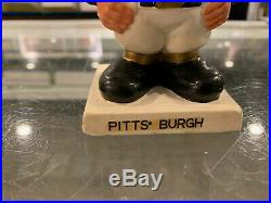 1961-63 Pittsburgh Pirates Rare White Base Vintage Bobble Head Doll Nm