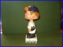 1961 Ny Yankees Bobbing Head Doll, Nodder, White Base, Japan, Vintage, Hi Grade