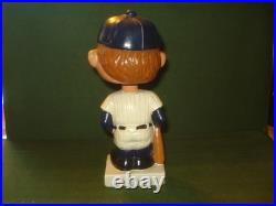 1961 Ny Yankees Bobbing Head Doll, Nodder, White Base, Japan, Vintage, Hi Grade