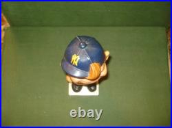 1961 Ny Yankees Bobbing Head Doll, Nodder, White Base, Japan, Vintage, Hi Grade