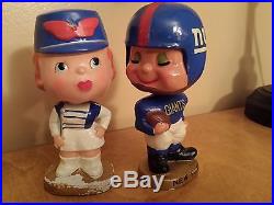 1962-1964 Vintage NY Giants Bobblehead Kissing Boy and Girl Collectables