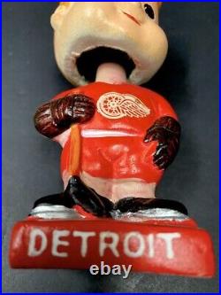 1962 Detroit Red Wings Mini Bobblehead Nodder Vintage NHL Hockey Original Box