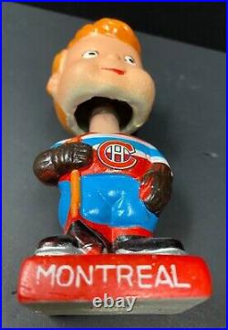 1962 Montreal Canadiens Mini Bobblehead Nodder Vintage NHL Hockey Original Box