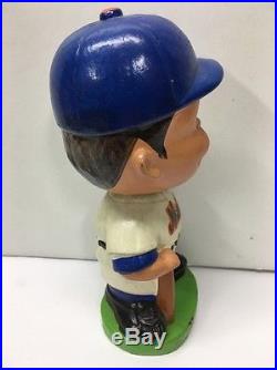 1962 NY New York Mets Green Base Nodder Bobblehead Vintage Baseball Bobble