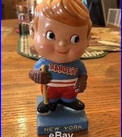 1962 NY Rangers NHL vintage bobble head Rare Excellent Condition