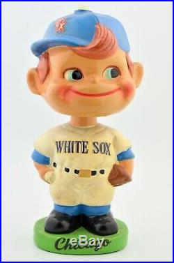 1962 Vintage Chicago White Sox Nodder Bobble Head Green Round Base Baseball