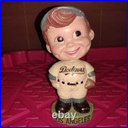 1962 Vintage Los Angeles Dodgers Bobblehead Nodder Green Base Japan