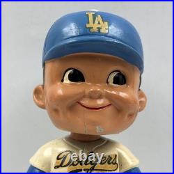1962 Vintage Los Angeles Dodgers Bobblehead Nodder Green Base Japan