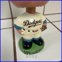1962 Vintage Los Angeles Dodgers Bobblehead Nodder Green Base Japan