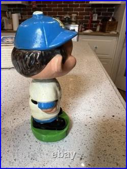 1962 Vintage Los Angeles Dodgers Bobblehead Nodder Green Base Japan