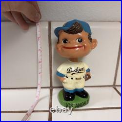 1962 Vintage Los Angeles Dodgers Bobblehead Nodder Green Base Japan