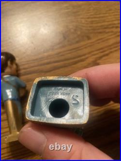 1964 THE BEATLES JOHN PAUL GEORGE RINGO NODDERS 3.5 PLASTIC BOBBLE HEAD Vintage