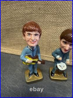 1964 THE BEATLES JOHN PAUL GEORGE RINGO SEALED 3.5 PLASTIC BOBBLE HEAD Vintage 1964 THE BEATLES JOHN PAUL GEORGE RINGO SEALED 3.5 PLASTIC BOBBLE HEAD Vintage
