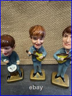 1964 THE BEATLES JOHN PAUL GEORGE RINGO SEALED 3.5 PLASTIC BOBBLE HEAD Vintage 1964 THE BEATLES JOHN PAUL GEORGE RINGO SEALED 3.5 PLASTIC BOBBLE HEAD Vintage