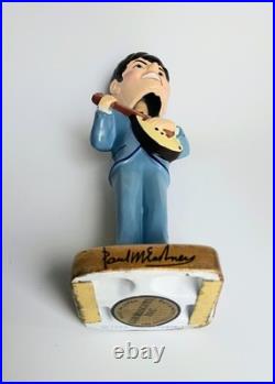 1964 Vintage Beatles Paul McCartney Car Mascots 8 Bobblehead Nodder N Mint Cond