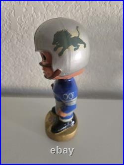 1965 Original Vintage Detroit Lions Gold Base Bobblehead Nodder Japan NFL