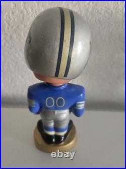 1965 Original Vintage Detroit Lions Gold Base Bobblehead Nodder Japan NFL